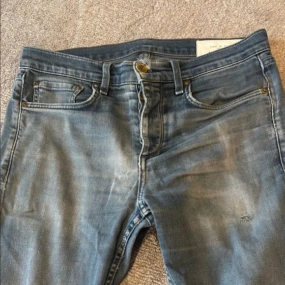 Rag & Bone Fit 2 Slim Men's Blue Jeans